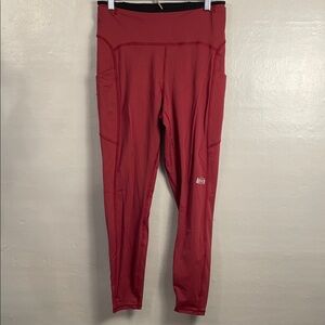REI coop women’s  Red Leggings medium